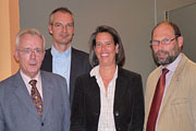 Dr. G�nter Dill, Amtsdirektor Jens-Hermann Kleine und B�rgermeister Lothar Bretterbauer